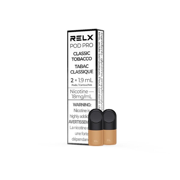 RELX Pod Pro relx-canada-official-relx-infinity-essential-pod-pro-tobacco-18mg-ml-classic-tobacco-29246647959691