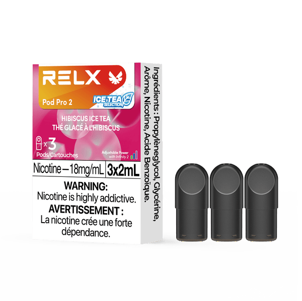RELX Pod Pro 2 Hibiscus Ice Tea Beverage 18mg ml relx-vape-pod-pro-2-3-pod-pack-18mg-ml-relx-canada-beverage-18mg-ml-hibiscus-ice-tea-34728012644491