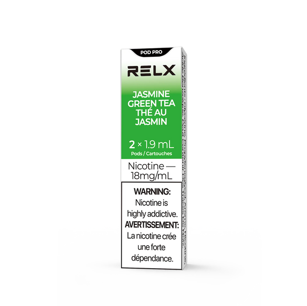 RELX Pod Pro Beverage 18mg ml Jasmine Green Tea relx-vape-pod-pro-relx-canada-official-31632025911435