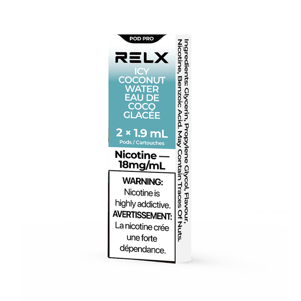 RELX Pod Pro Beverage 18mg ml Icy Coconut Water relx-vape-pod-pro-relx-canada-official-32931317022859