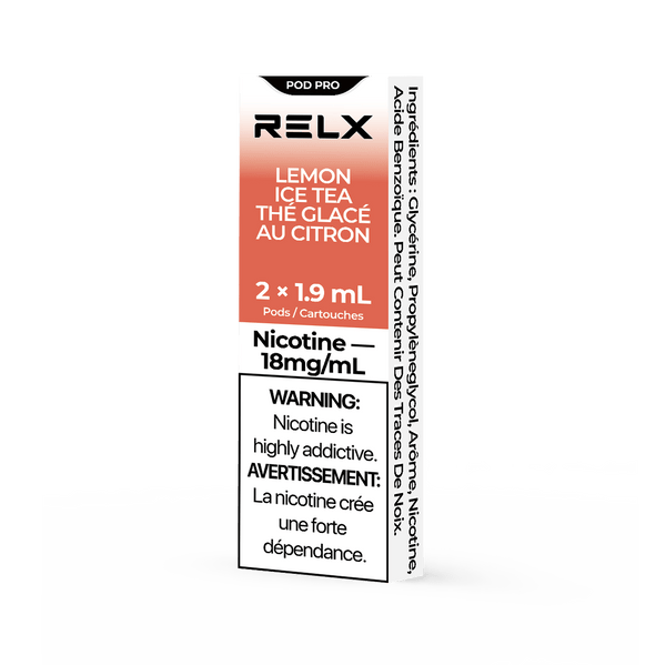 RELX Pod Pro Beverage 18mg ml Lemon Ice Tea relx-vape-pod-pro-relx-canada-official-32931317088395