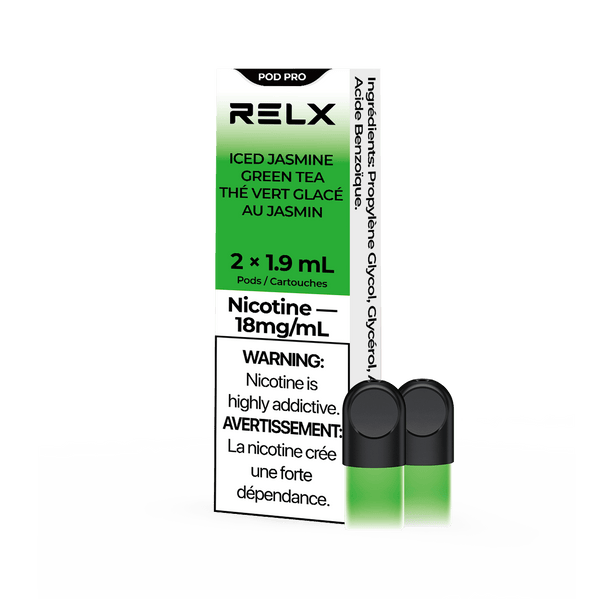 RELX Pod Pro Beverage 18mg ml Iced Jasmine Green Tea relx-vape-pod-pro-relx-canada-official-beverage-18mg-ml-iced-jasmine-green-tea-33104735764619