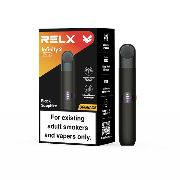 Shop RELX Infinity 2 Plus Device | RELX Global Official RELX Infinity 2 Plus Device Black Sapphire