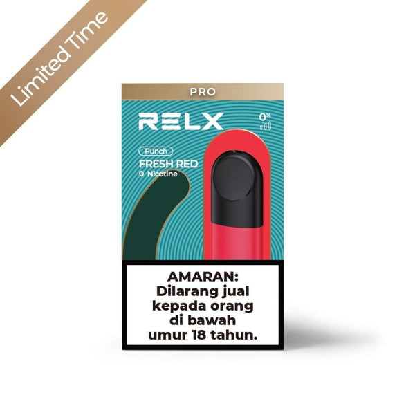 RELX Pod Pro 0% Nicotine (Autoship) Fresh Red RELX-‎Malaysia

