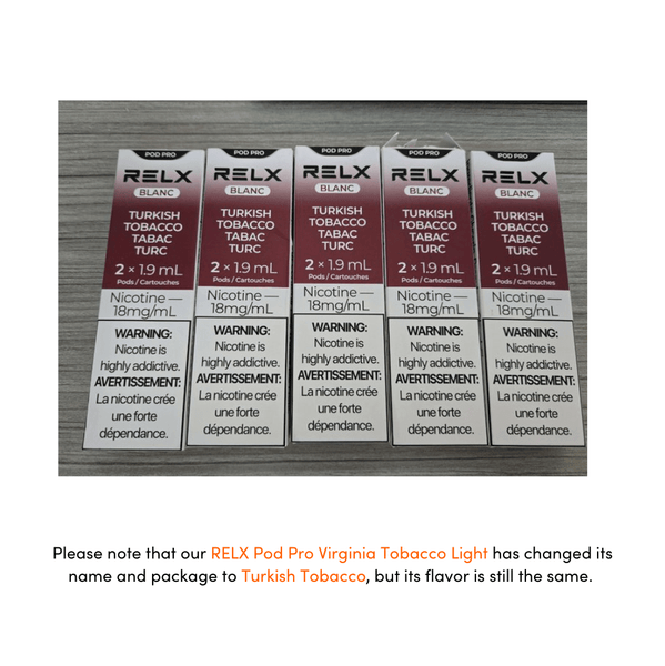 RELX Pod Pro Tobacco 18mg ml Turkish (Virginia) Tobacco relx-vape-pod-pro-18mg-ml-0mg-ml-relx-canada-official-tobacco-18mg-ml-turkish-virginia-tobacco-34662559219851
