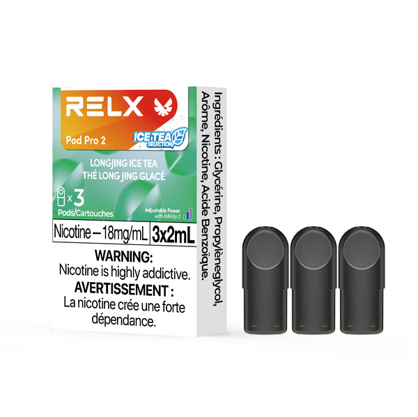 RELX Pod Pro 2 Beverage 18mg ml Longjing Ice Tea relx-vape-pod-pro-2-3-pod-pack-18mg-ml-relx-canada-beverage-18mg-ml-longjing-ice-tea-34558826184843
