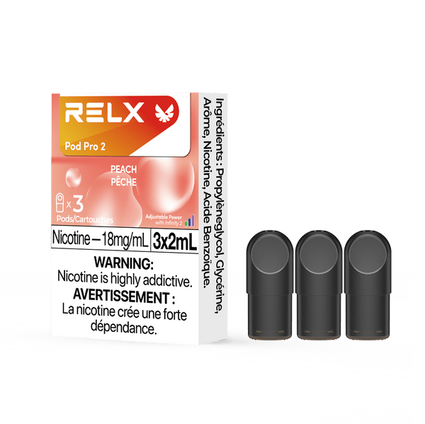 RELX Pod Pro 2 Fruit 18mg ml Peach relx-vape-pod-pro-2-3-pod-pack-18mg-ml-relx-canada-fruit-18mg-ml-peach-34558826709131
