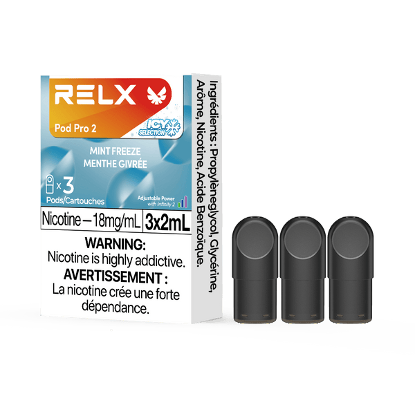 RELX Pod Pro 2 Mint 18mg ml Mint Freeze relx-vape-pod-pro-2-3-pod-pack-18mg-ml-relx-canada-mint-18mg-ml-mint-freeze-34558819369099
