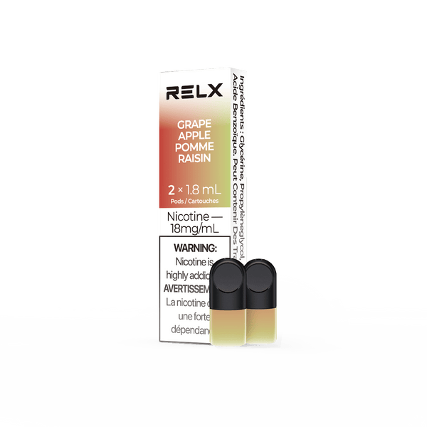 RELX Pod (Autoship) 的副本 Fruit 18mg ml Grape Apple RELX-Canada
