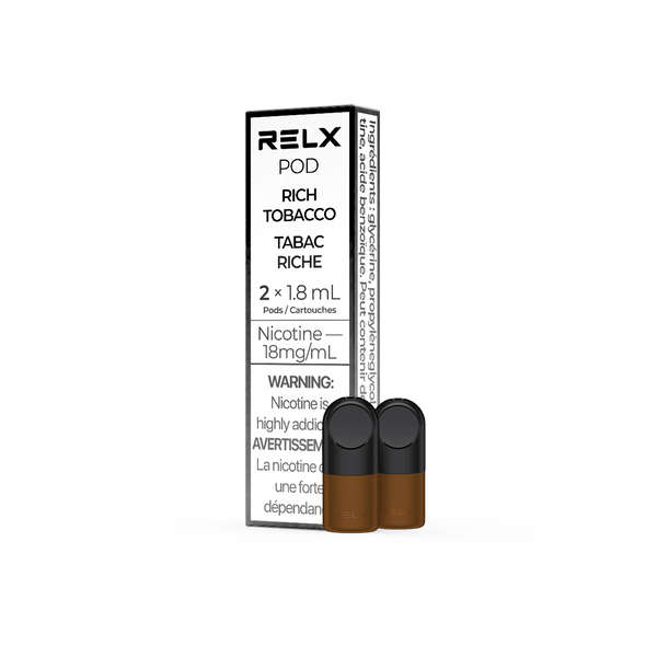 RELX Pod Pro relx-vape-pod-pro-relx-canada-official-tobacco-18mg-ml-rich-tobacco-30896548446347
