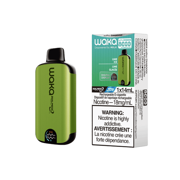 WAKA soPro DM8000i Icy Selection Lime Ice waka-sopro-dm8000i-39497954525432